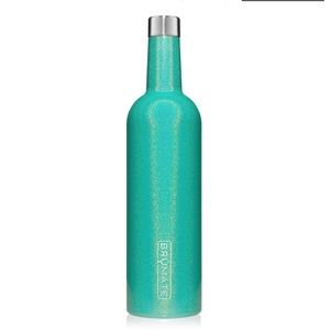 Brumate Winesulator™ 25oz Wine Canteen in Glitter Peacock